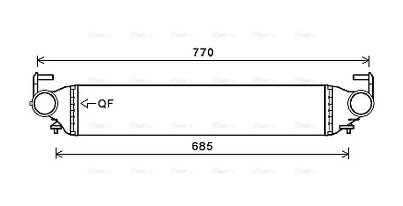 AVA Charge Air Intercooler FT4456