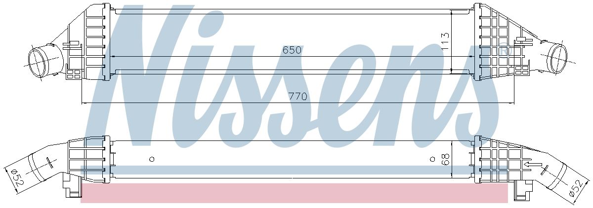 AVA Charge Air Intercooler FT4493