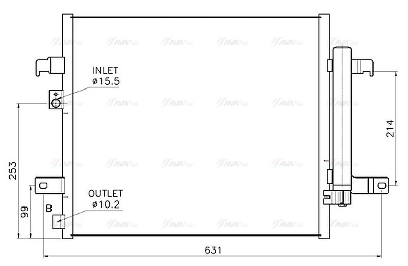 AVA Aircon Condenser FT5488D