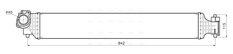 AVA Charge Air Intercooler HD4336