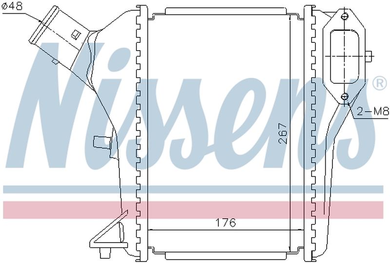 AVA Charge Air Intercooler HD4344