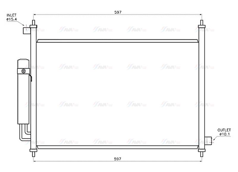 AVA Aircon Condenser HD5338D