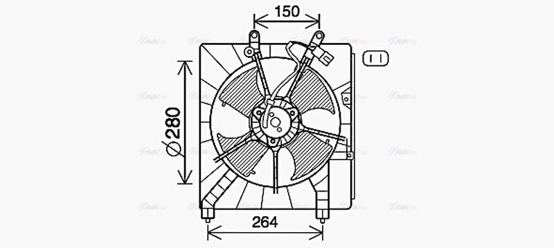 AVA Radiator Cooling Fan HD7539