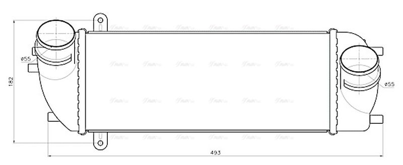 AVA Charge Air Intercooler HY4601