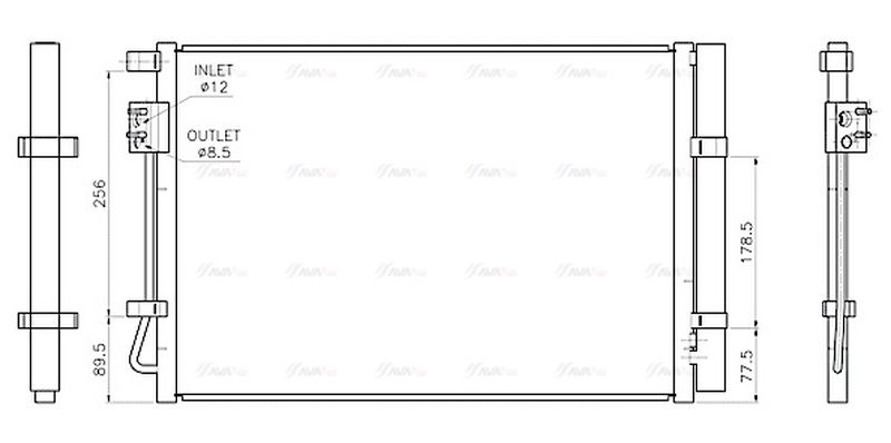 AVA Aircon Condenser HY5602D