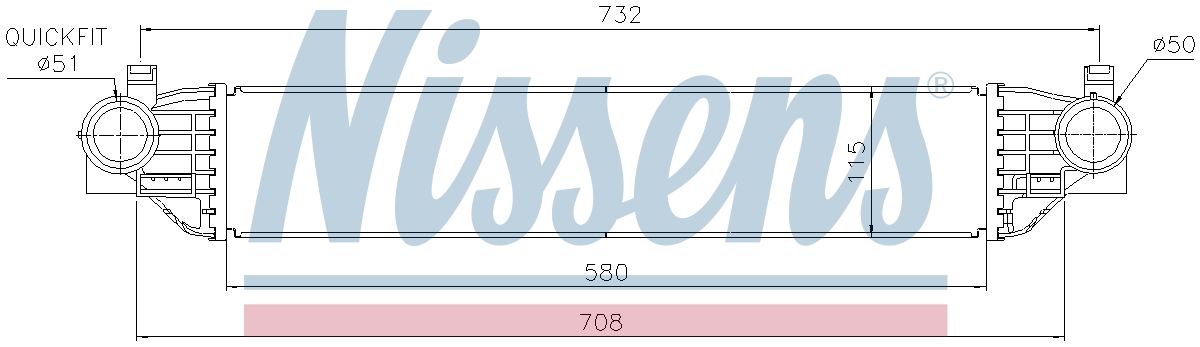 AVA Charge Air Intercooler JE4096