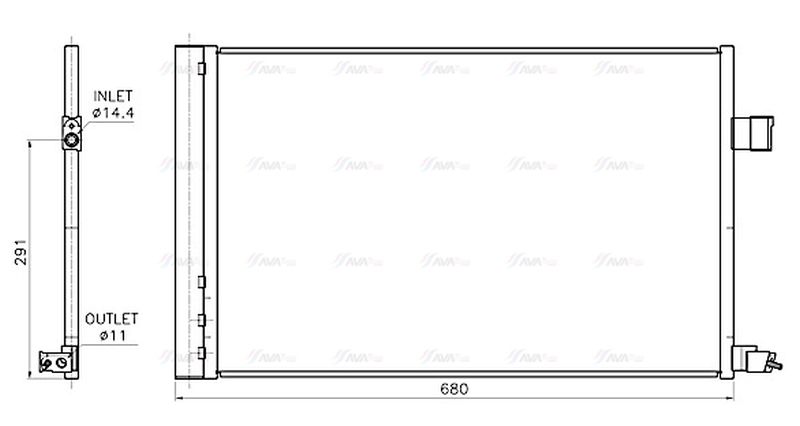 AVA Aircon Condenser JE5090D