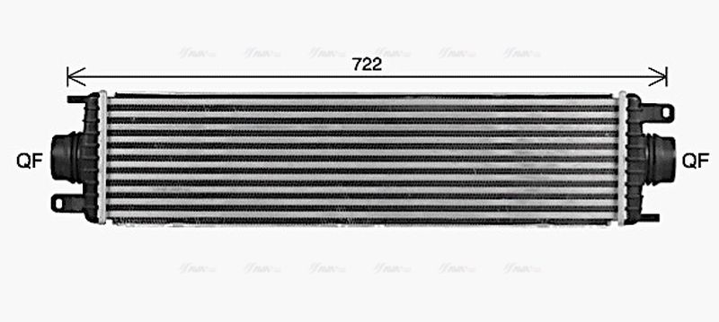 AVA Charge Air Intercooler JR4060
