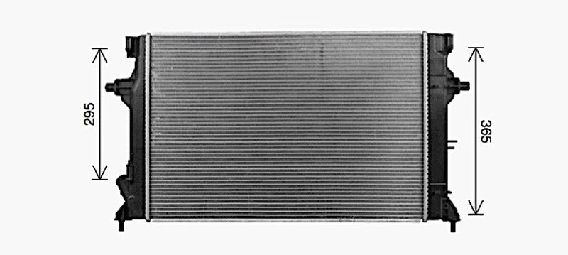 AVA Coolant Radiator KA2340