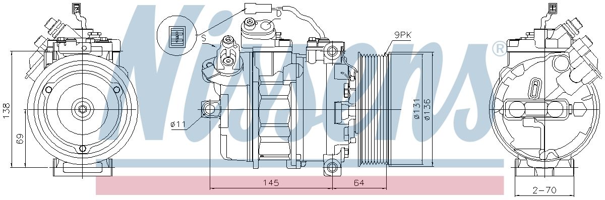 AVA Aircon Compressor MEAK357
