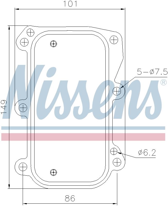 AVA Oil Cooler MS3803