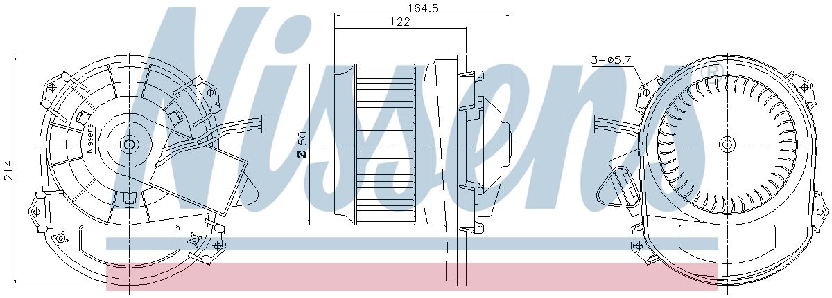 AVA Cabin Fan Blower Motor MS8796