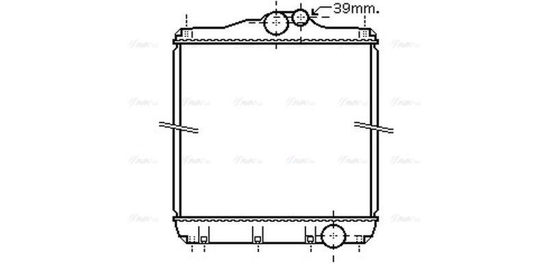 AVA Coolant Radiator MT2180