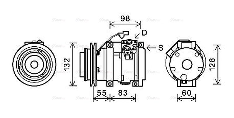 AVA Aircon Compressor MTAK219