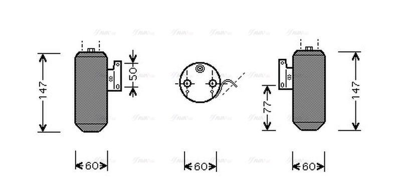 AVA Aircon Receiver Dryer Filter MZD084