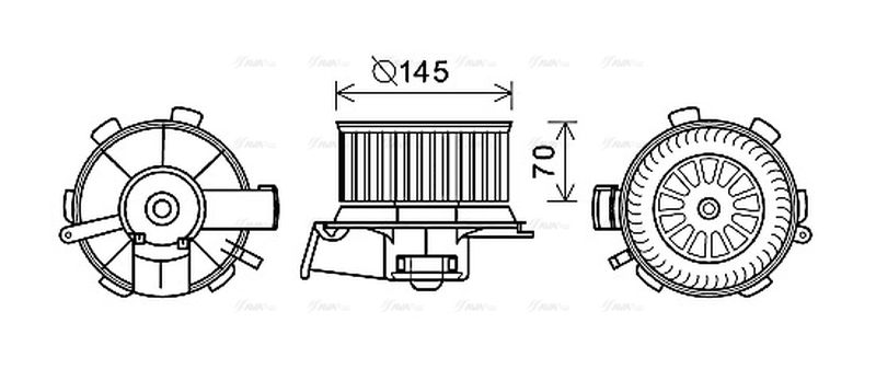 AVA Cabin Fan Blower Motor PE8388