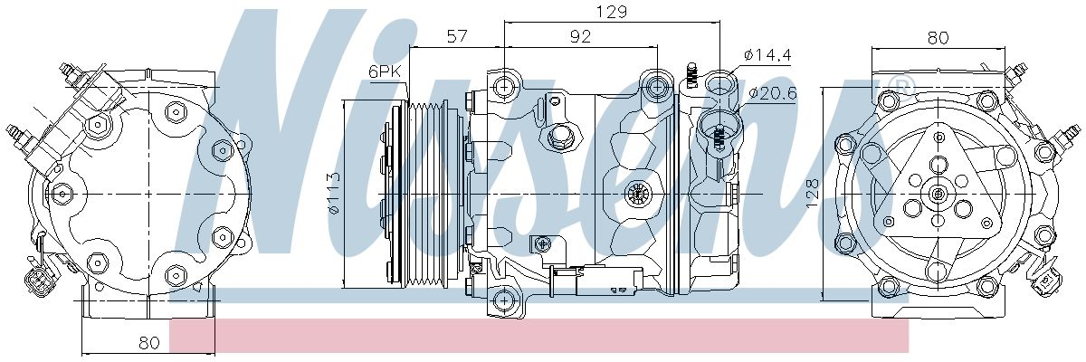 AVA Aircon Compressor PEAK442