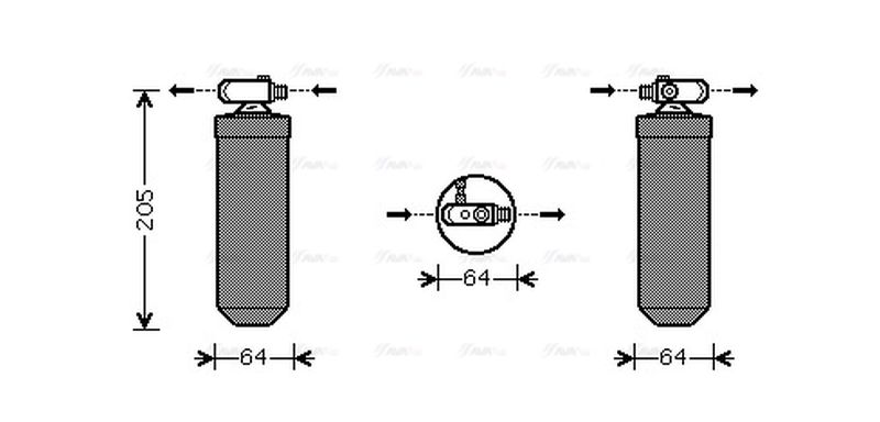 AVA Aircon Receiver Dryer Filter PED303