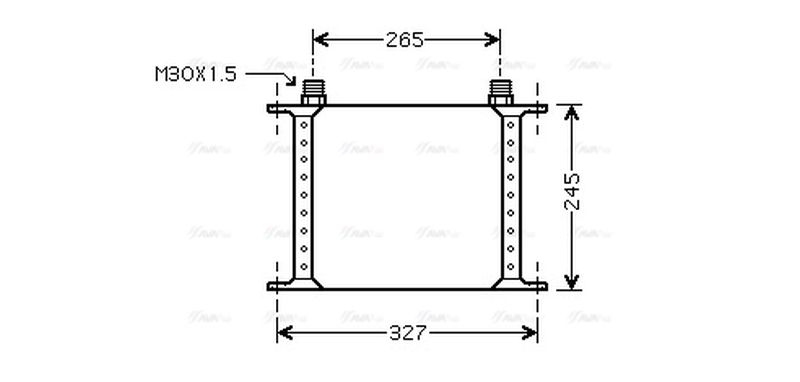 AVA Oil Cooler RE3031