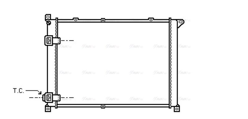 AVA Coolant Radiator RT2141