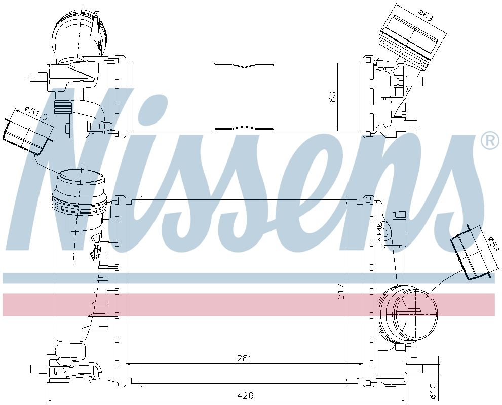 AVA Charge Air Intercooler RT4698