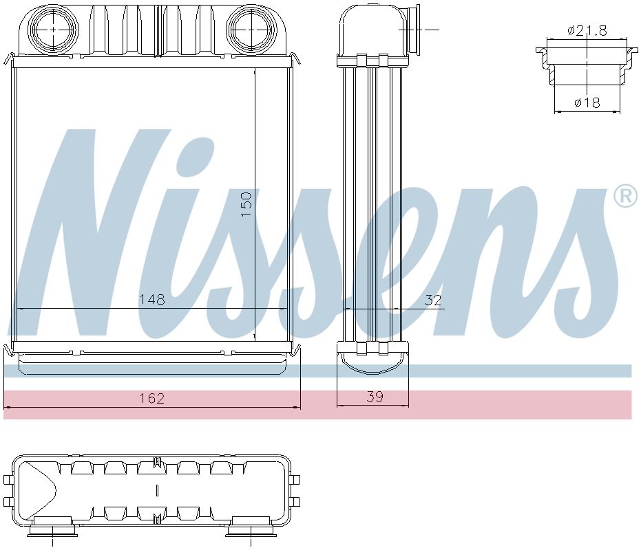 AVA Cabin Heater Core RT6701