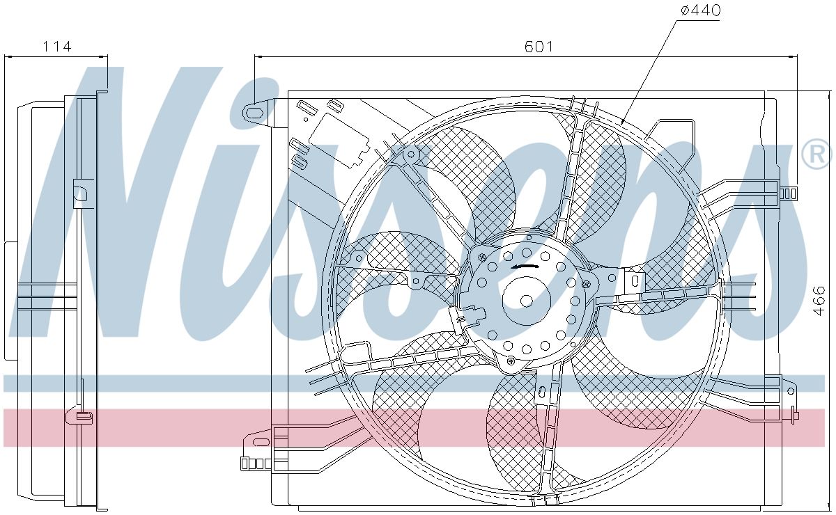 AVA Radiator Cooling Fan RT7689