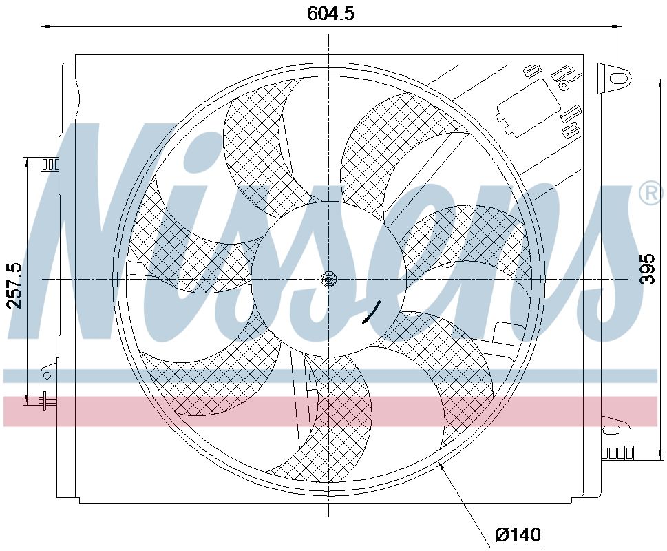 AVA Radiator Cooling Fan RT7699