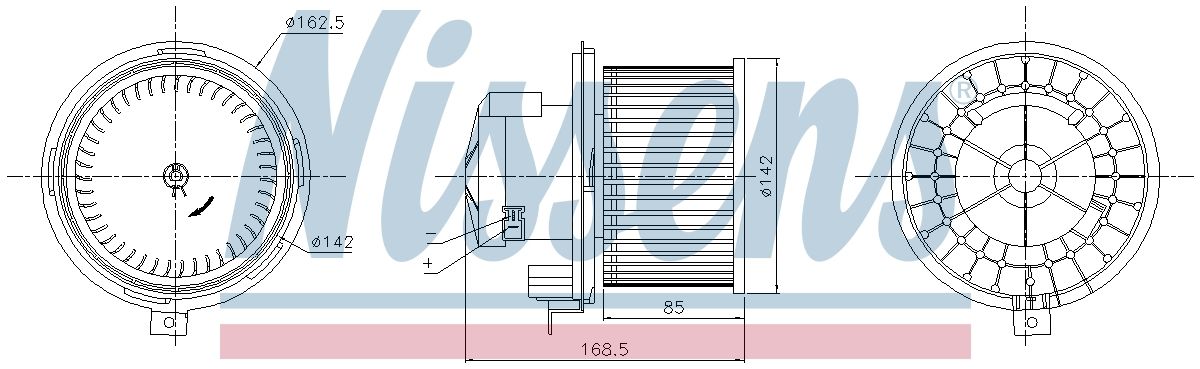 AVA Cabin Fan Blower Motor RT8688
