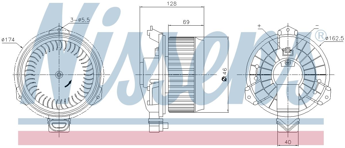 AVA Cabin Fan Blower Motor SZ8169