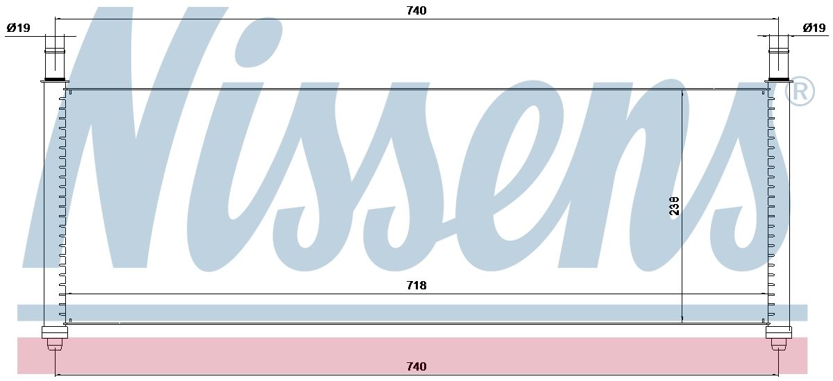 AVA Coolant Radiator TE2001