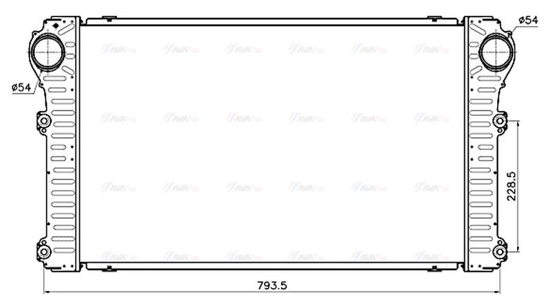 AVA Charge Air Intercooler TO4794