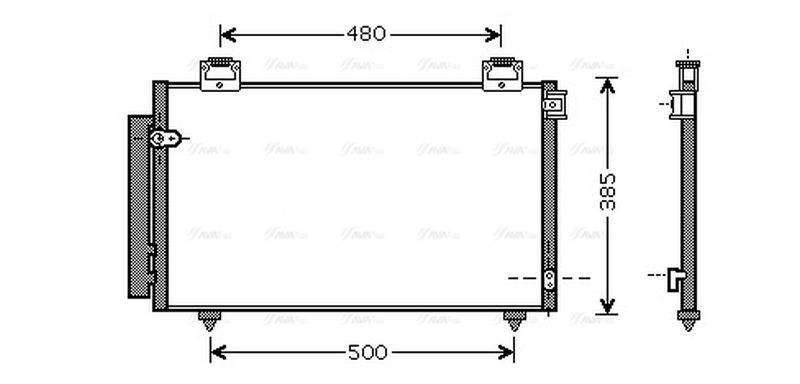 AVA Aircon Condenser TO5408D