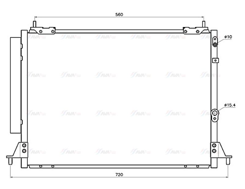 AVA Aircon Condenser TO5795D