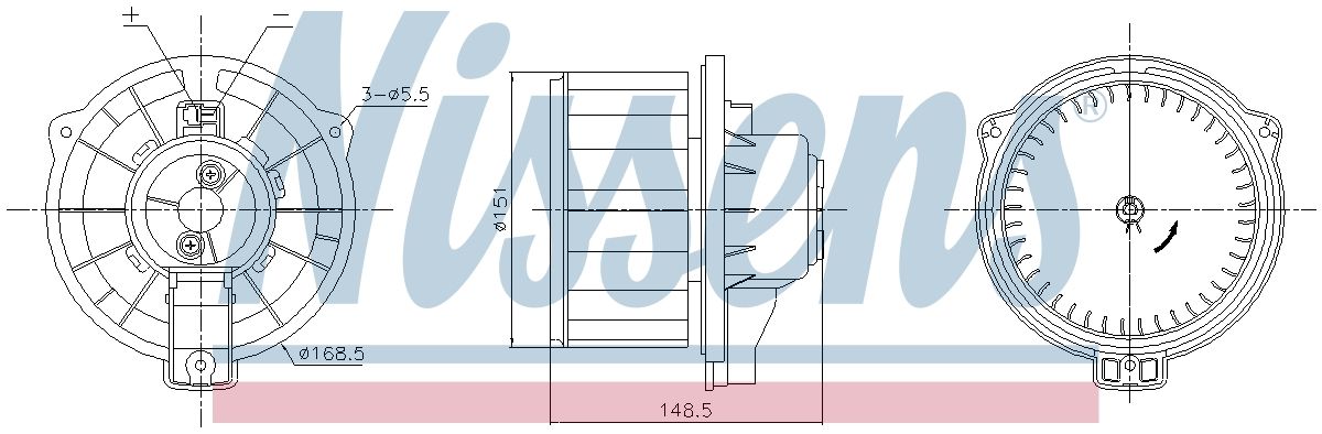 AVA Cabin Fan Blower Motor TO8802