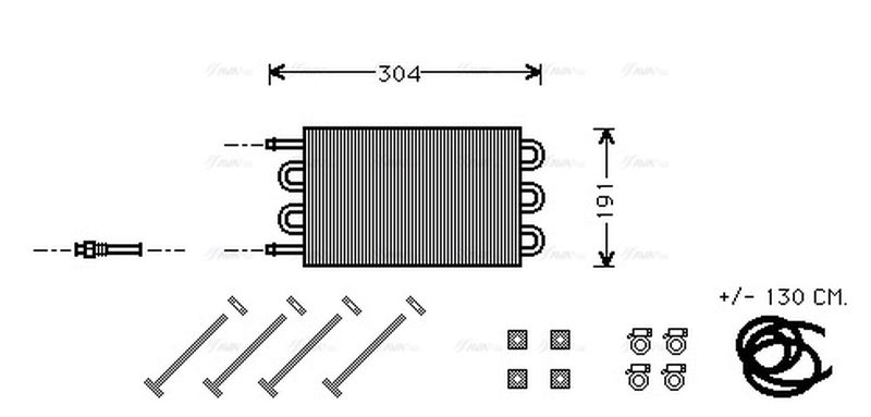 AVA Oil Cooler UV3014