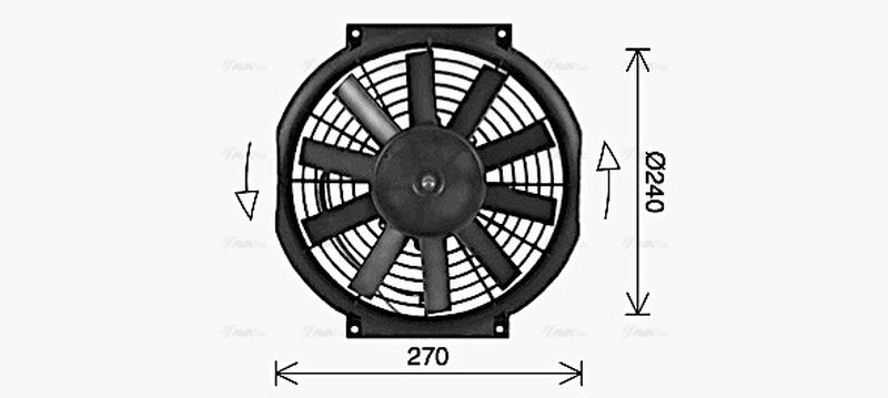 AVA Radiator Cooling Fan UV7506