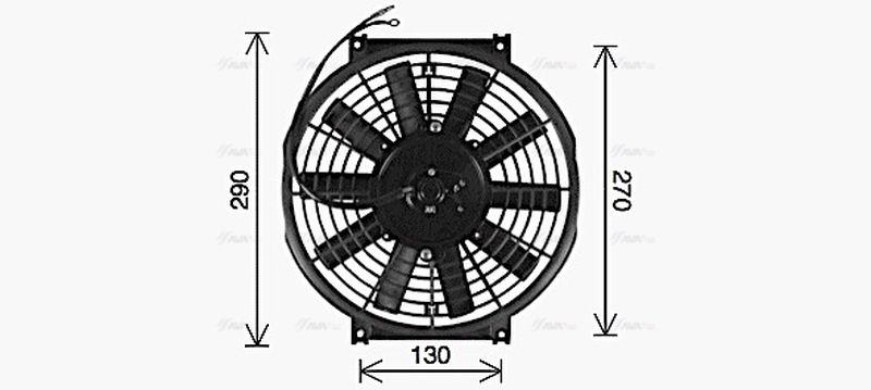 AVA Radiator Cooling Fan UV7506