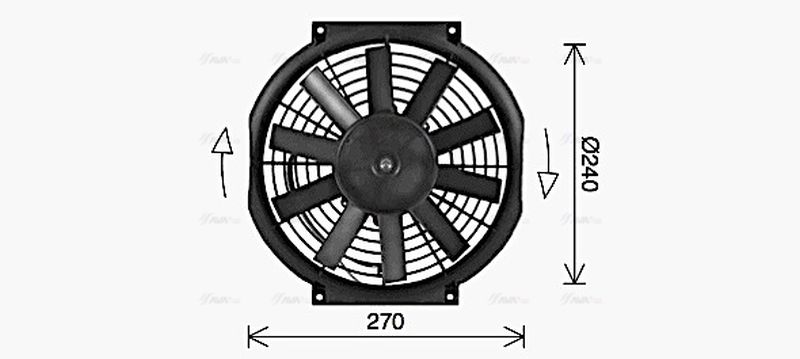 AVA Radiator Cooling Fan UV7507