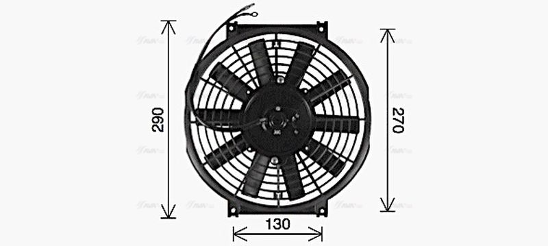 AVA Radiator Cooling Fan UV7507