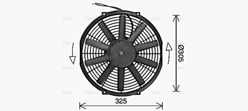 AVA Radiator Cooling Fan UV7508