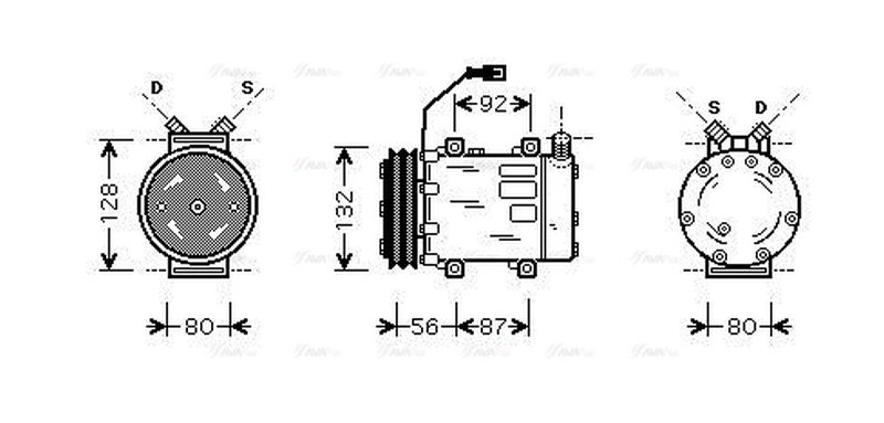 AVA Aircon Compressor UVAK120