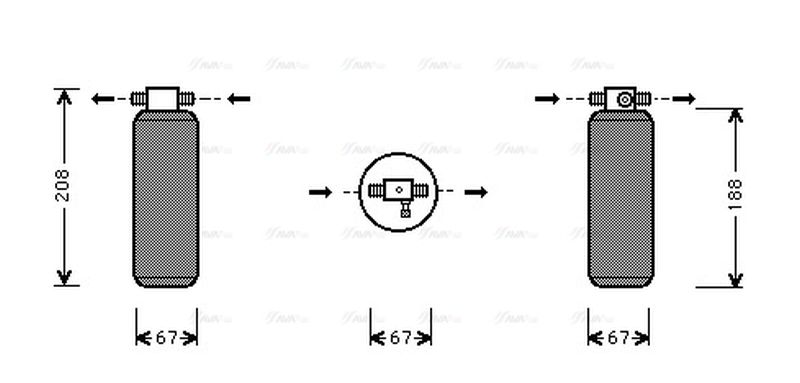 AVA Aircon Receiver Dryer Filter UVD030