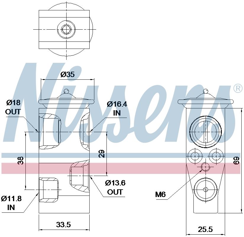 AVA Aircon Expansion Valve VN1458
