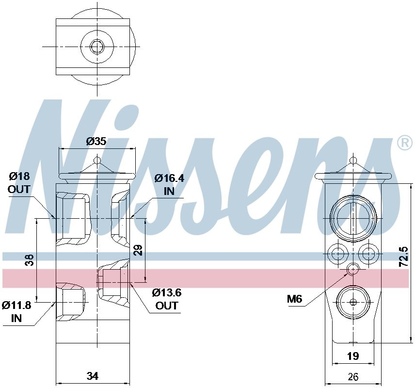 AVA Aircon Expansion Valve VN1459