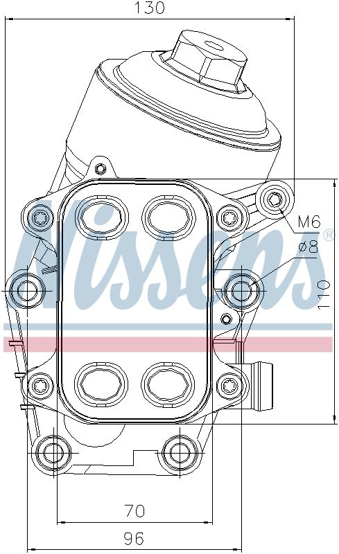 AVA Oil Cooler & Filter Housing VN3467H