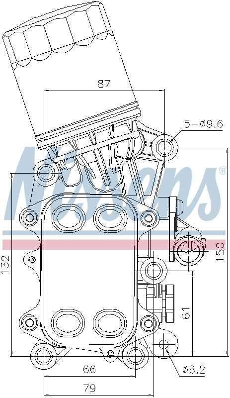 AVA Oil Cooler & Filter Housing VN3468H