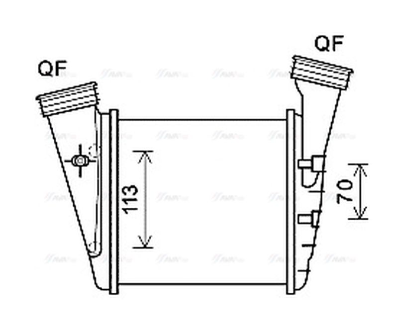 AVA Charge Air Intercooler VN4372