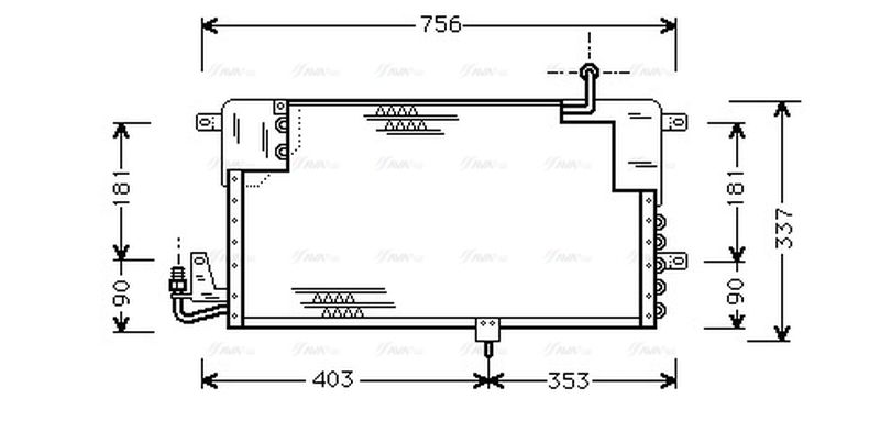AVA Aircon Condenser VN5141