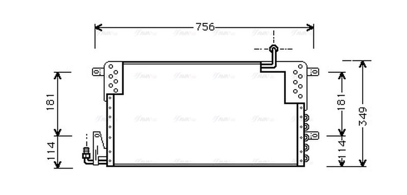AVA Aircon Condenser VN5161
